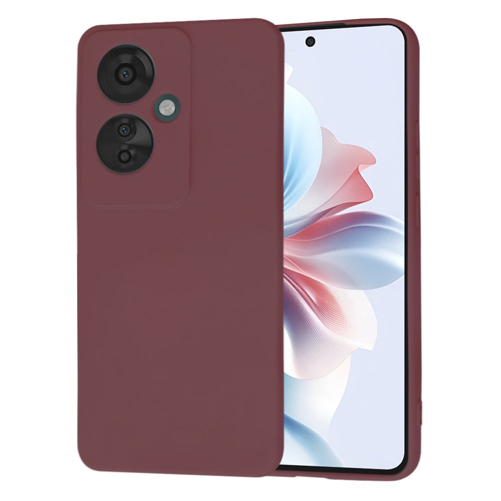 Hoesje voor Oppo Reno11 F, Techsuit, SoftFlex, Bordeaux