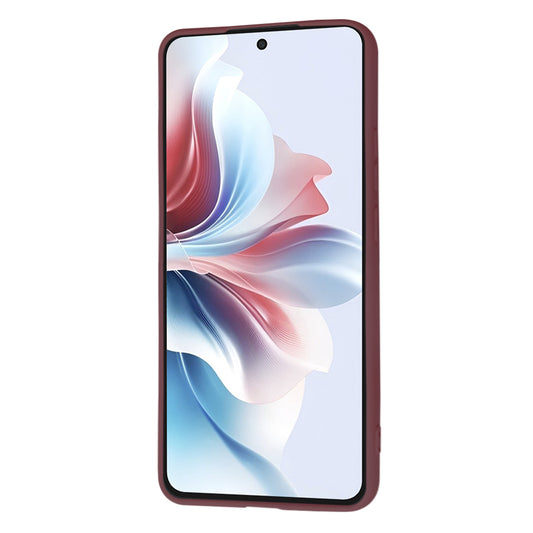 Hoesje voor Oppo Reno11 F, Techsuit, SoftFlex, Bordeaux