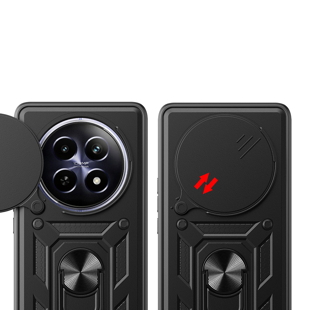 Hoesje voor Oppo Reno12 FS 5G / Reno12 FS 4G / Reno12 F 4G / Reno12 F, Techsuit, CamShield, Roze