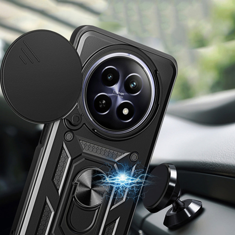 Hoesje voor Oppo Reno12 FS 5G / Reno12 FS 4G / Reno12 F 4G / Reno12 F, Techsuit, CamShield, Roze