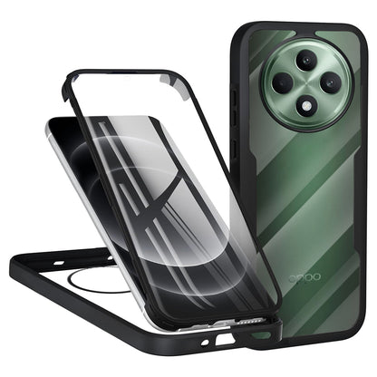 Hoesje voor Oppo Reno12 FS 5G / Reno12 FS 4G / Reno12 F 4G / Reno12 F, Techsuit, ColorVerse 360, Zwart