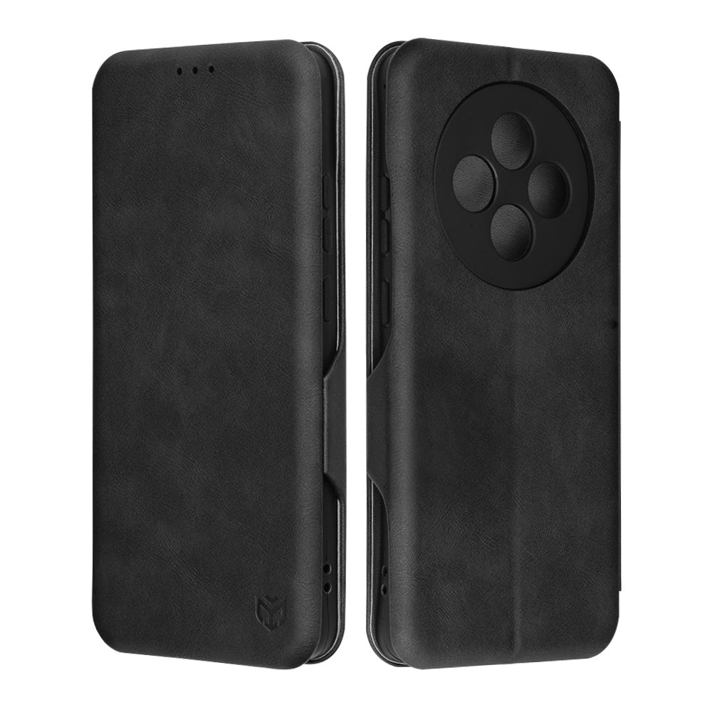 Hoesje voor Oppo Reno12 FS 5G / Reno12 FS 4G / Reno12 F 4G / Reno12 F, Techsuit, Safe Wallet Plus, Zwart
