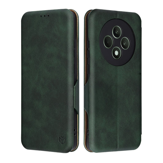 Hoes voor Oppo Reno12 FS 5G / Reno12 FS 4G / Reno12 F 4G / Reno12 F, Techsuit, Safe Wallet Plus, Groen