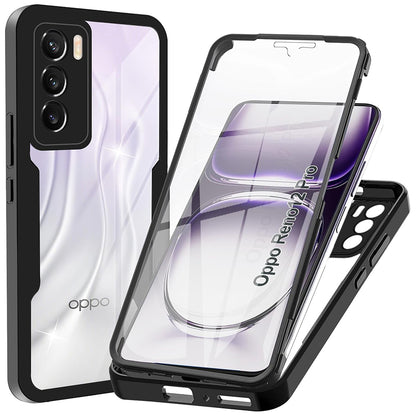 Hoes voor Oppo Reno12 Pro, Techsuit, ColorVerse 360, Zwart