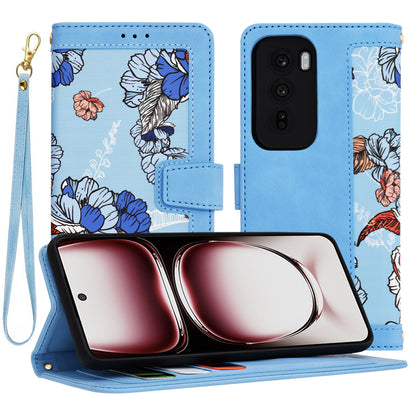 Hoes voor Oppo Reno12 Pro, Techsuit, FlipCraft, Blauw