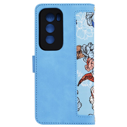 Hoes voor Oppo Reno12 Pro, Techsuit, FlipCraft, Blauw
