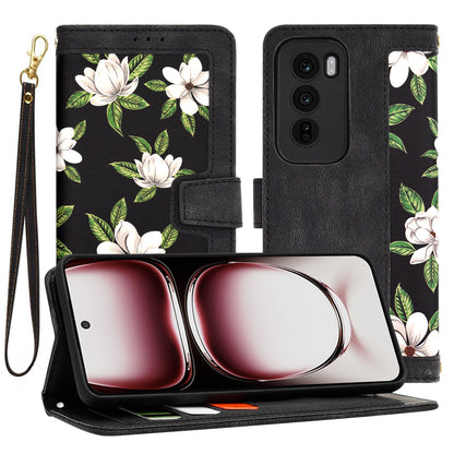 Hoes voor Oppo Reno12 Pro, Techsuit, FlipCraft, Zwart