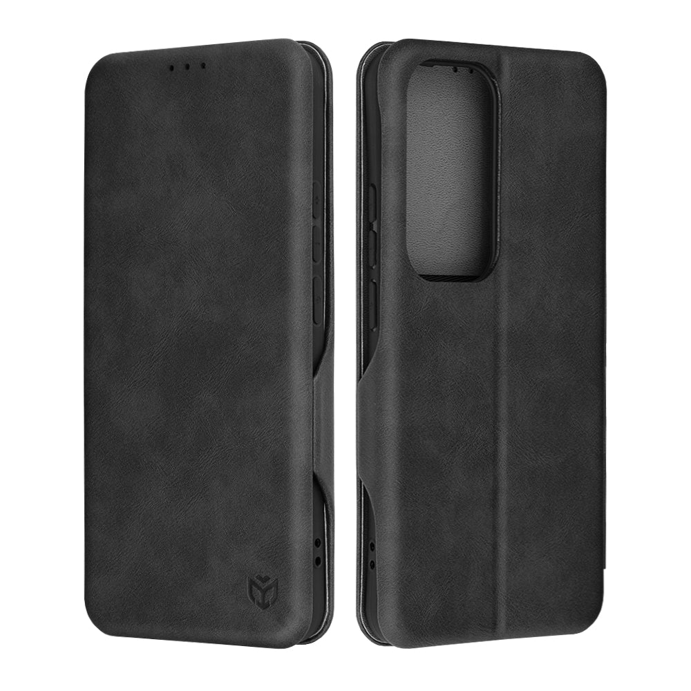 Hoes voor Oppo Reno12 Pro, Techsuit, Safe Wallet Plus, Zwart