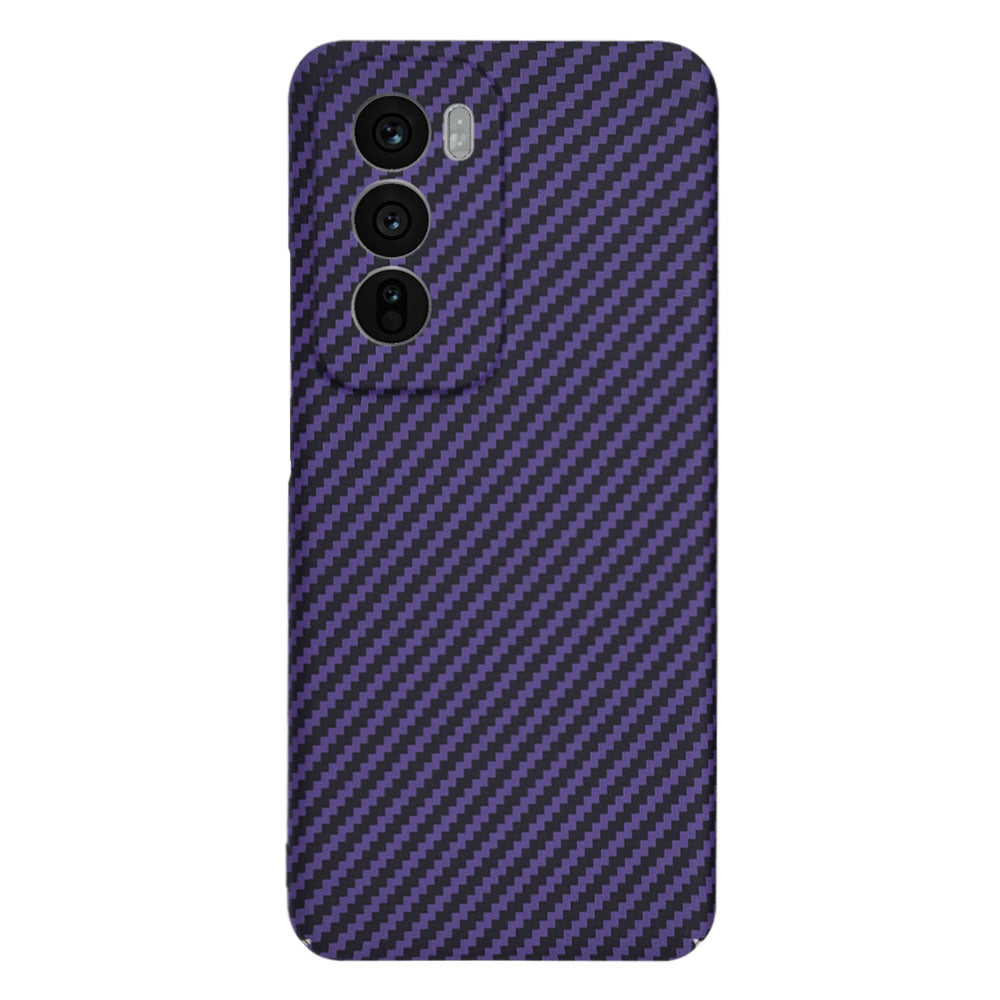 Hoes voor Oppo Reno12, Techsuit, Carbonite FiberShell, Paars
