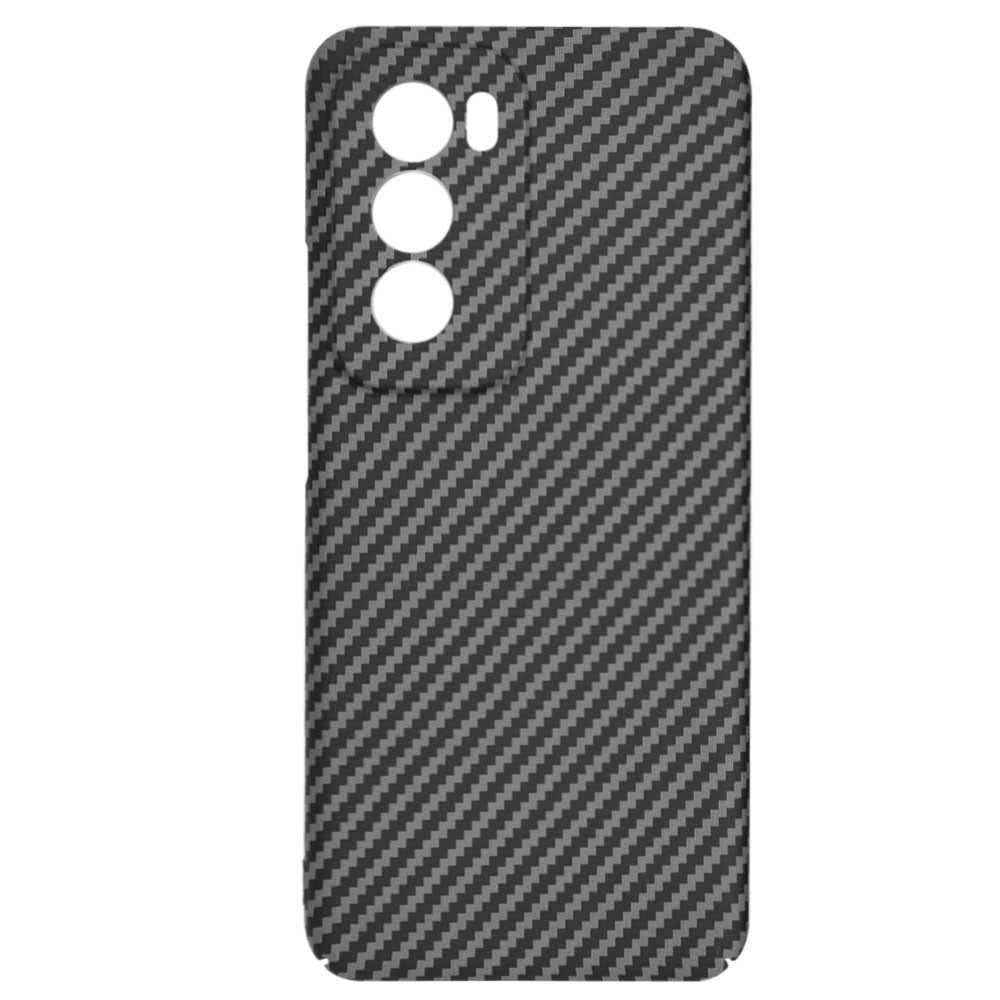 Hoes voor Oppo Reno12, Techsuit, Carbonite FiberShell, Zwart