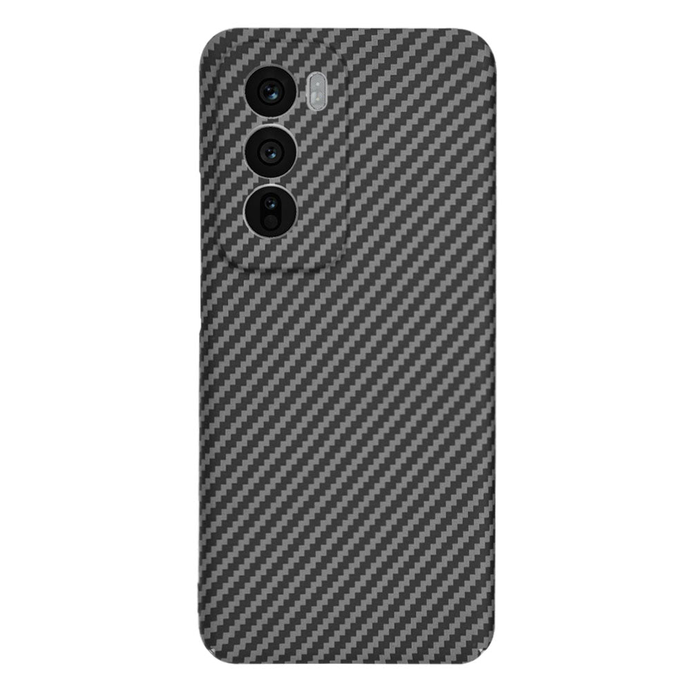 Hoes voor Oppo Reno12, Techsuit, Carbonite FiberShell, Zwart