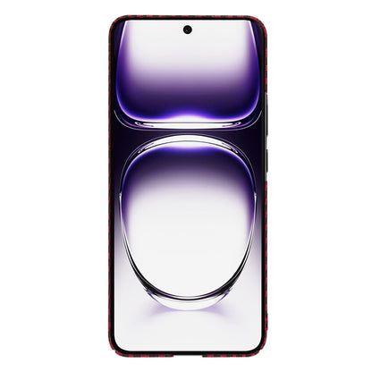 Hoes voor Oppo Reno12, Techsuit, Carbonite FiberShell, Rood