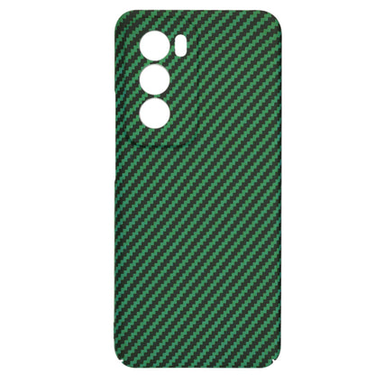Hoes voor Oppo Reno12, Techsuit, Carbonite FiberShell, Groen
