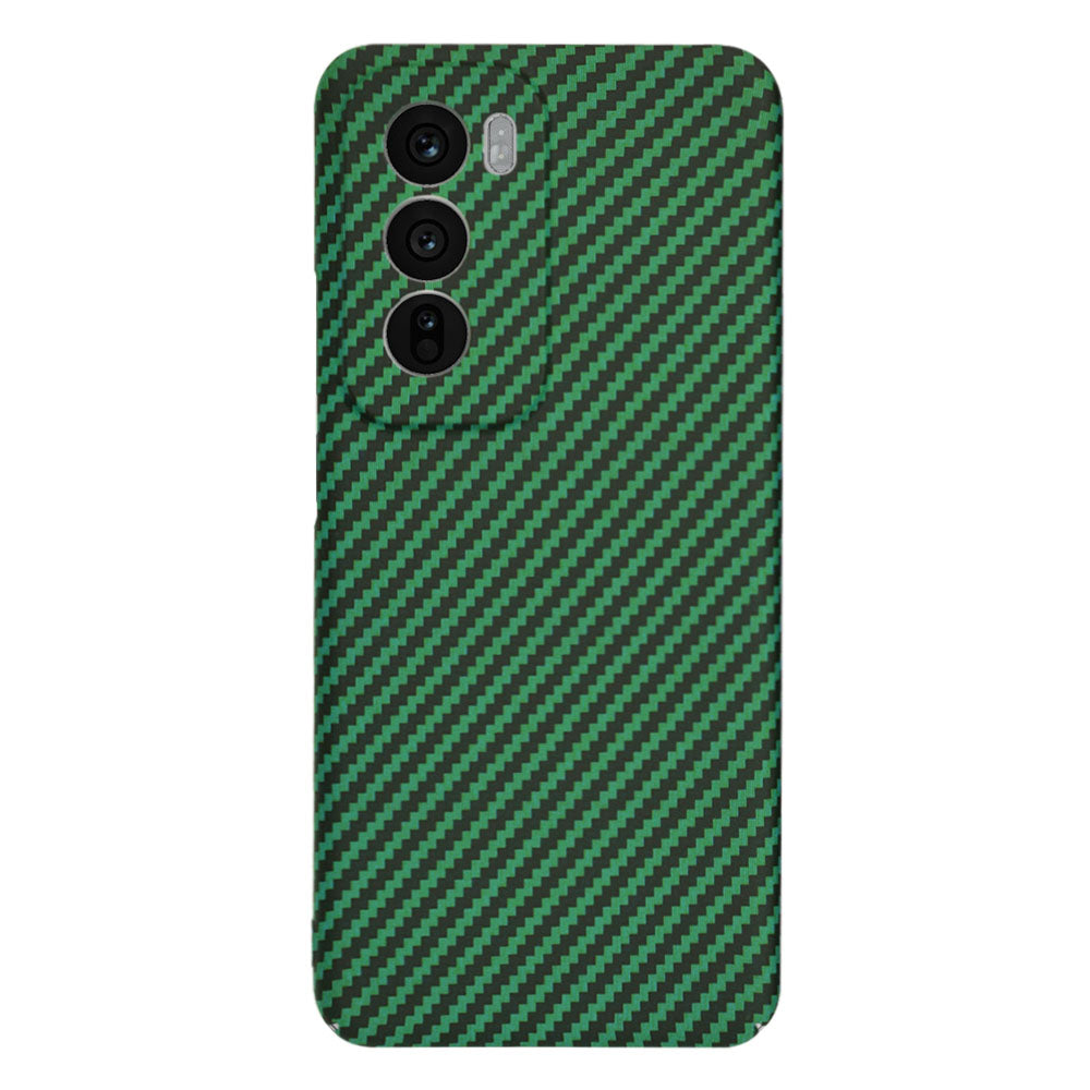 Hoes voor Oppo Reno12, Techsuit, Carbonite FiberShell, Groen