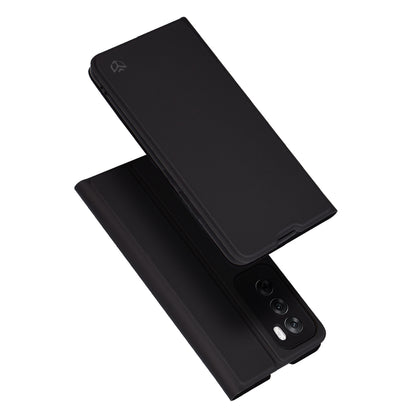 Hoes voor Oppo Reno12, Techsuit, Magskin Book, Zwart