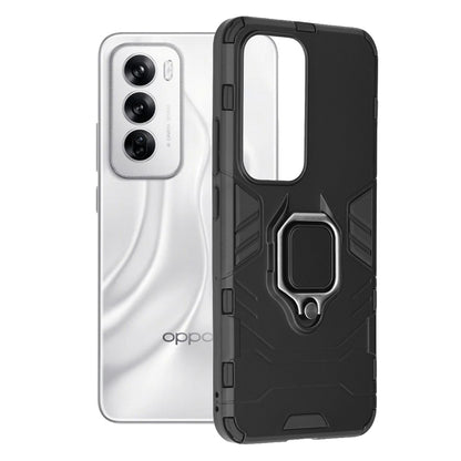 Hoes voor Oppo Reno12, Techsuit, Shield, Zwart