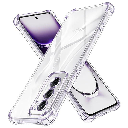 Hoesje voor Oppo Reno12, Techsuit, Schokbestendig Helder, Transparant