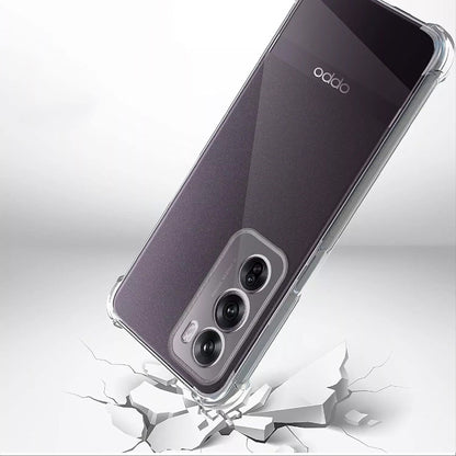 Case for Oppo Reno12, Techsuit, Shockproof Clear, Transparent