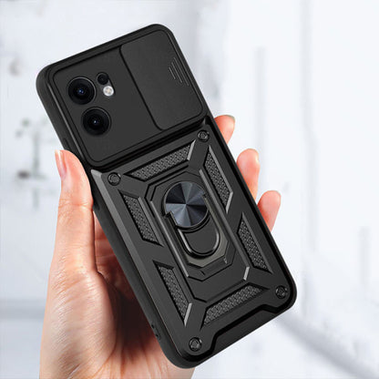Case for Oppo Reno13 FS 5G / Reno13 F 4G / Reno13 F, Techsuit, CamShield, Black