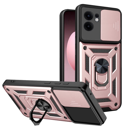 Hoesje voor Oppo Reno13 FS 5G / Reno13 F 4G / Reno13 F, Techsuit, CamShield, Roze