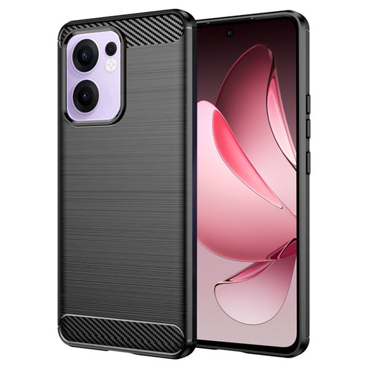 Hoes voor Oppo Reno13 FS 5G / Reno13 F 4G / Reno13 F, Techsuit, Carbon, Zwart