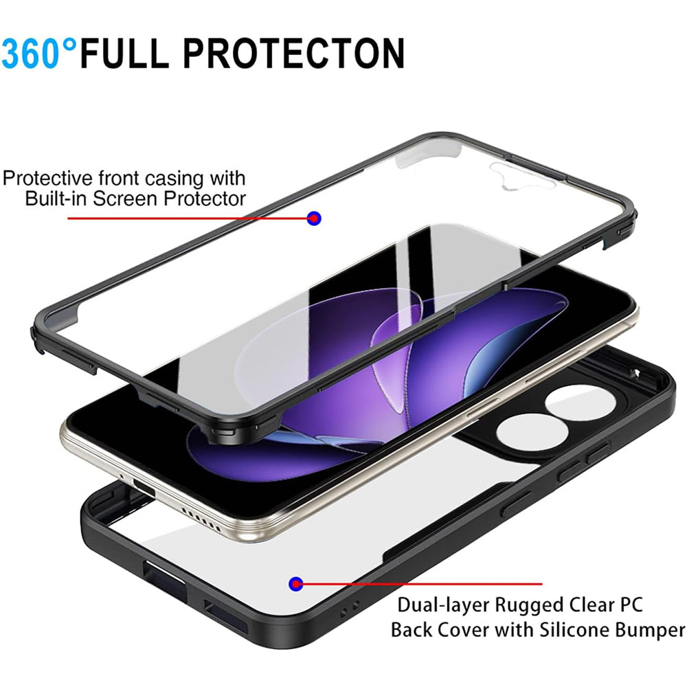 Case for Oppo Reno13 FS 5G / Reno13 F 4G / Reno13 F, Techsuit, ColorVerse 360, Purple