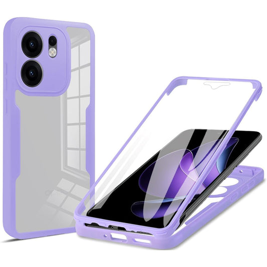 Hoesje voor Oppo Reno13 FS 5G / Reno13 F 4G / Reno13 F, Techsuit, ColorVerse 360, Paars