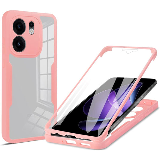 Hoesje voor Oppo Reno13 FS 5G / Reno13 F 4G / Reno13 F, Techsuit, ColorVerse 360, Roze