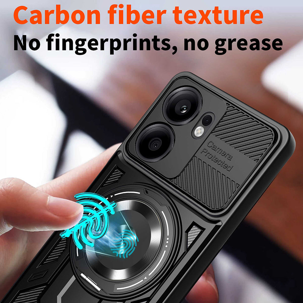 Hoes voor Oppo Reno13 FS 5G / Reno13 F 4G / Reno13 F, Techsuit, RuggedCam, Grijs