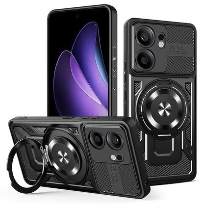 Hoes voor Oppo Reno13 FS 5G / Reno13 F 4G / Reno13 F, Techsuit, RuggedCam, Zwart