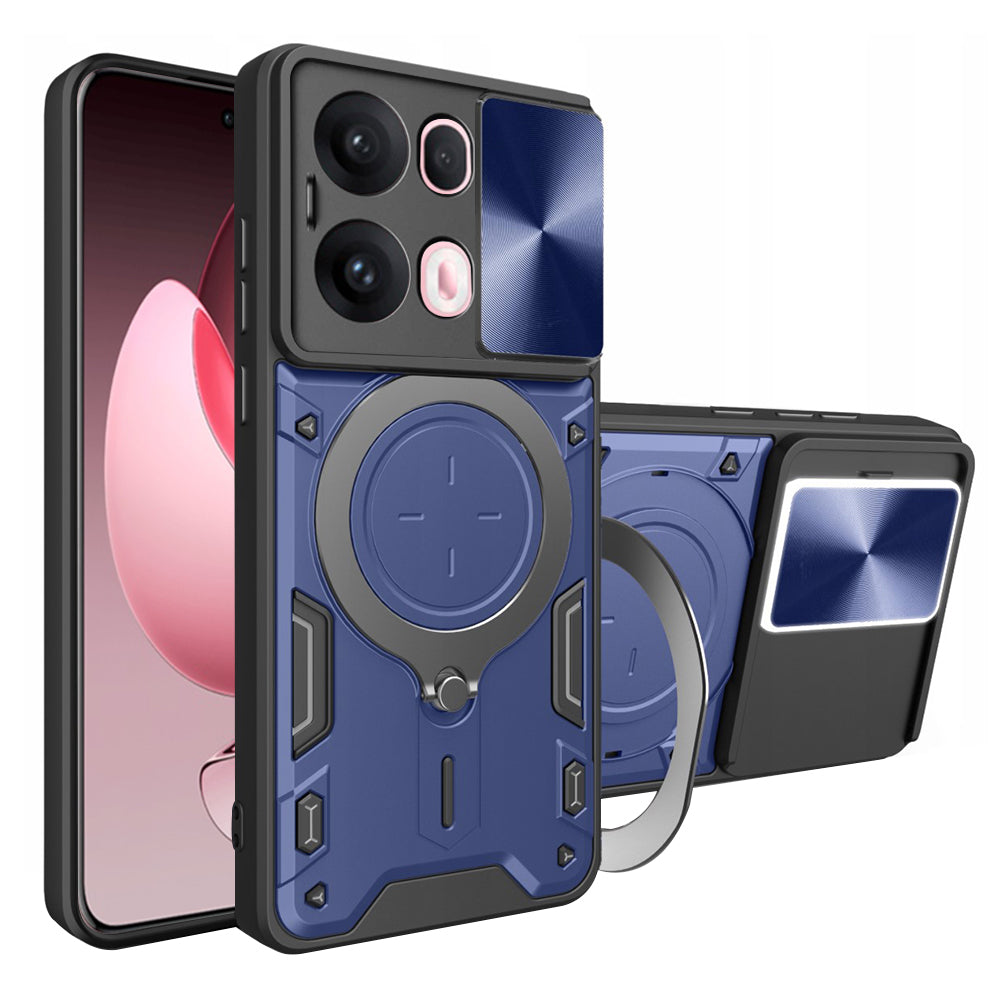 Hoes voor Oppo Reno13 Pro, Techsuit, CamGuard Pro, Blauw
