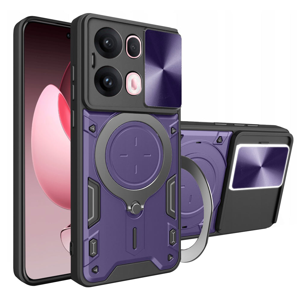 Hoesje voor Oppo Reno13 Pro, Techsuit, CamGuard Pro, Paars