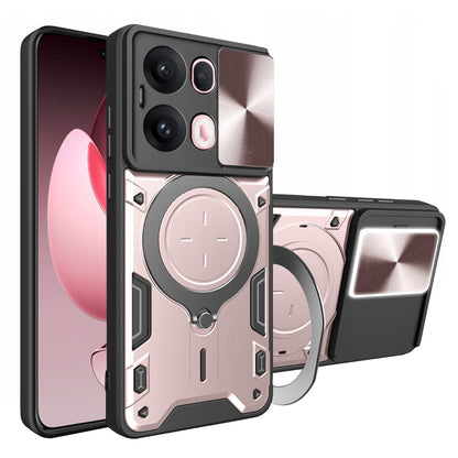 Hoes voor Oppo Reno13 Pro, Techsuit, CamGuard Pro, Roze Goud