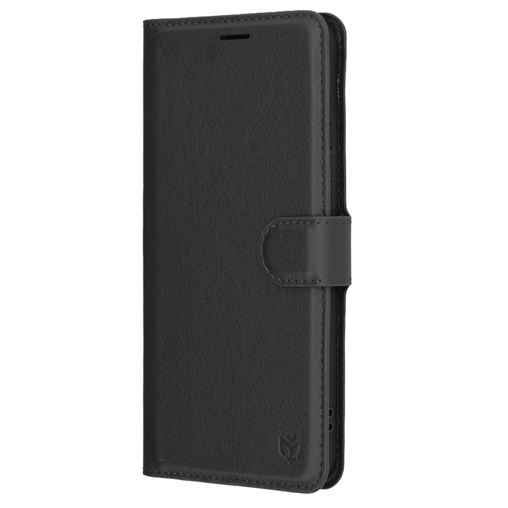 Hoes voor Oppo Reno13 Pro, Techsuit, Leather Folio, Zwart