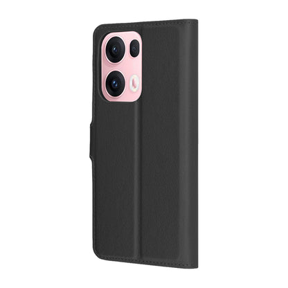 Hoes voor Oppo Reno13 Pro, Techsuit, Leather Folio, Zwart