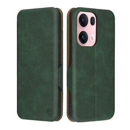 Case for Oppo Reno13 Pro, Techsuit, Safe Wallet Plus, Green