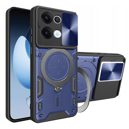 Hoes voor Oppo Reno13, Techsuit, CamGuard Pro, Blauw