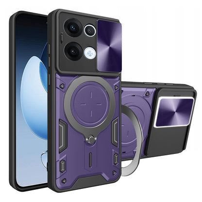 Hoes voor Oppo Reno13, Techsuit, CamGuard Pro, Paars