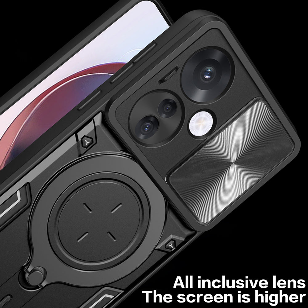 Hoes voor Oppo Reno13, Techsuit, CamGuard Pro, Rood