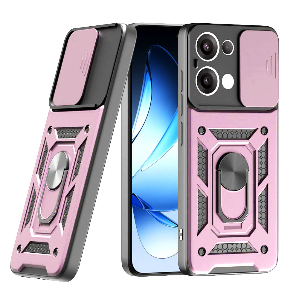Hoes voor Oppo Reno13, Techsuit, CamShield, Roze