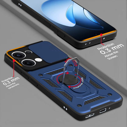 Hoes voor Oppo Reno13, Techsuit, CamShield, Roze
