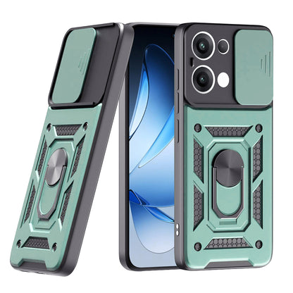Hoes voor Oppo Reno13, Techsuit, CamShield, Groen