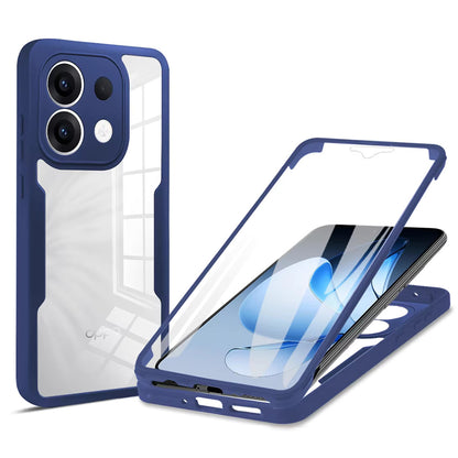 Hoes voor Oppo Reno13, Techsuit, ColorVerse 360, Blauw