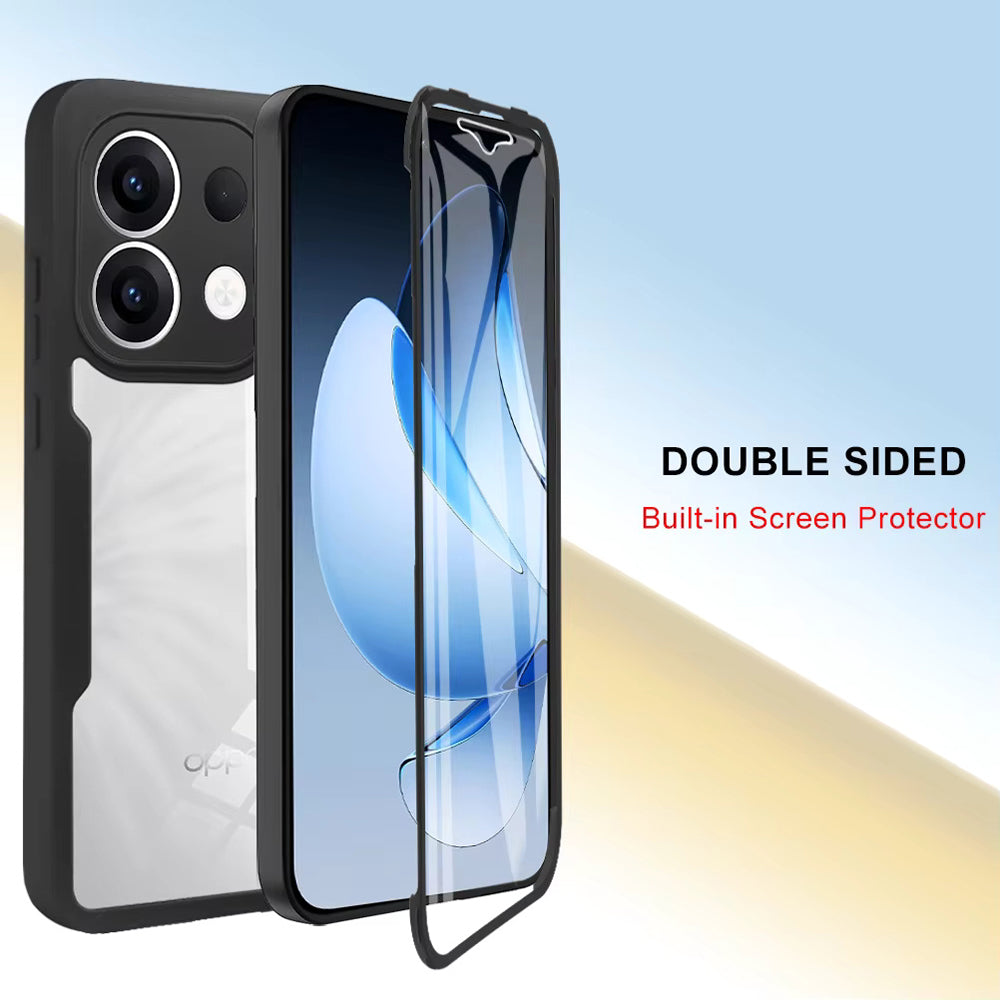 Hoes voor Oppo Reno13, Techsuit, ColorVerse 360, Zwart