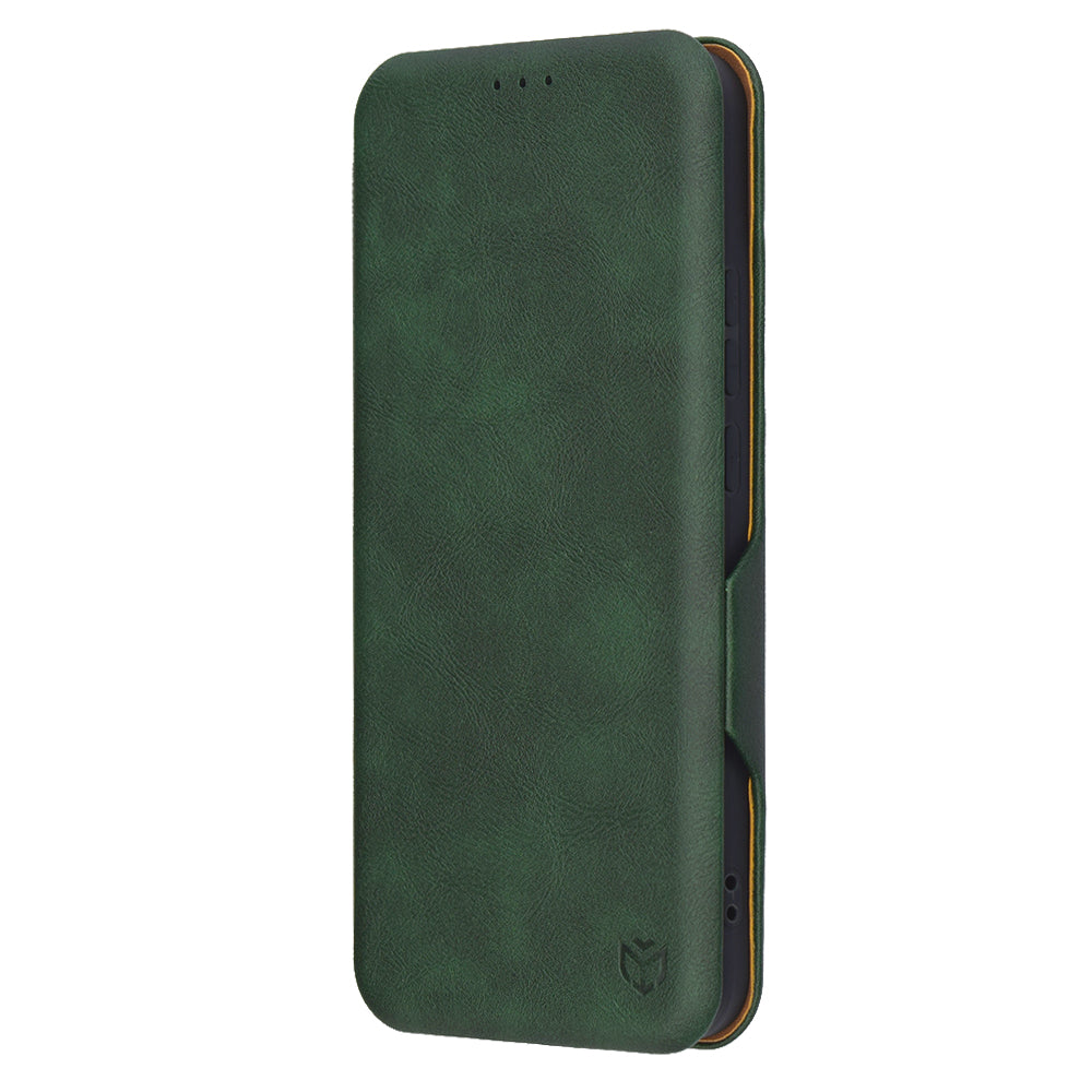 Hoes voor Oppo Reno13, Techsuit, Safe Wallet Plus, Groen
