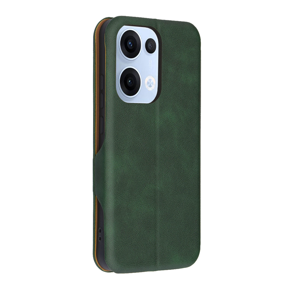 Hoes voor Oppo Reno13, Techsuit, Safe Wallet Plus, Groen