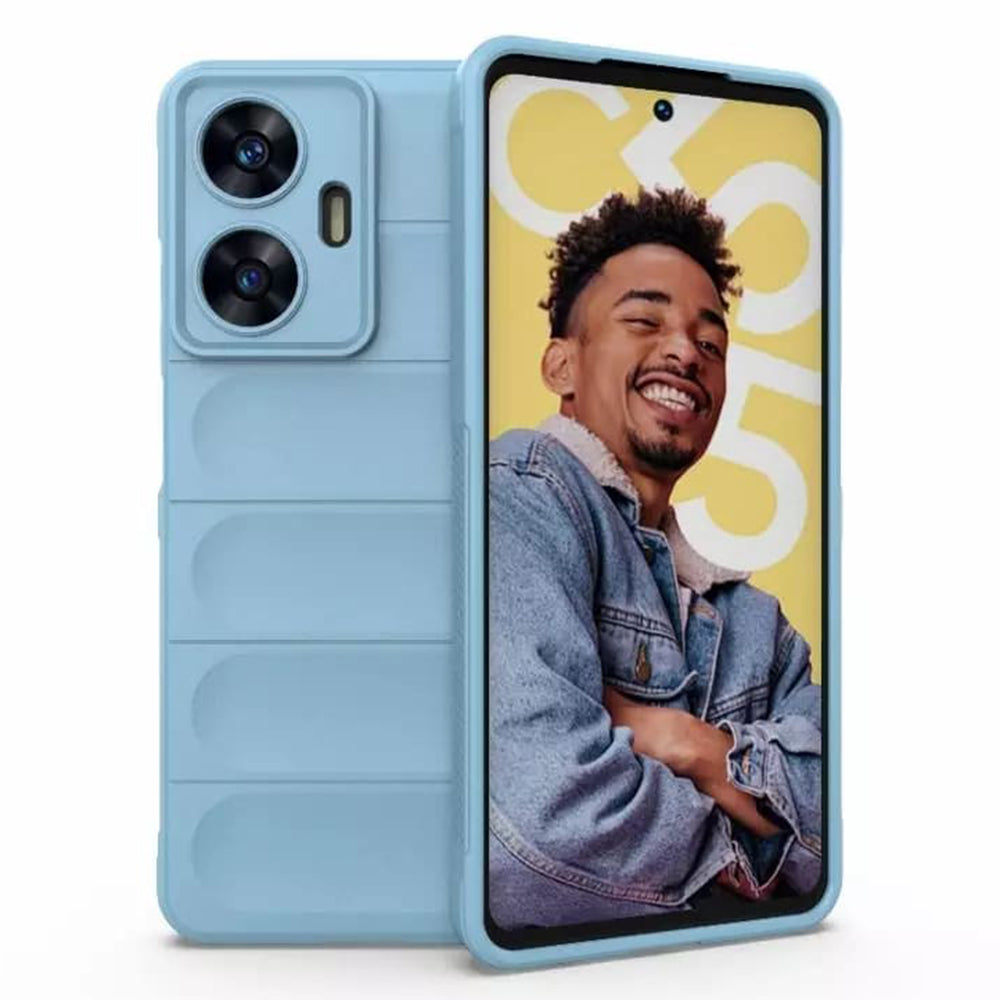 Hoesje voor Oppo Reno14 FS 5G / Reno14 F, Techsuit, Magic Shield, Blauw