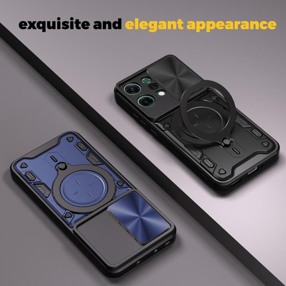 Hoes voor Oppo Reno14 Pro, Techsuit, CamGuard Pro, Zwart
