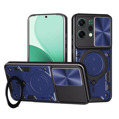 Hoes voor Oppo Reno14, Techsuit, CamGuard Pro, Blauw