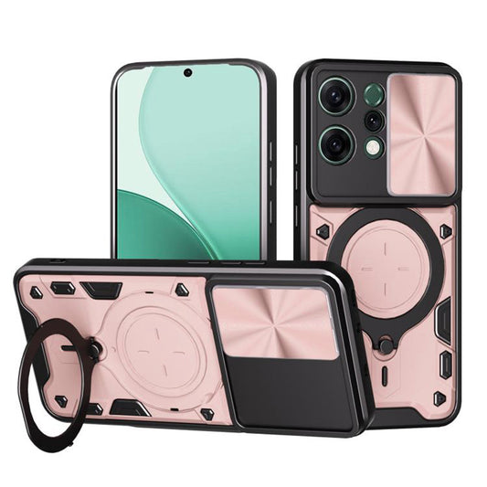 Hoes voor Oppo Reno14, Techsuit, CamGuard Pro, Roze